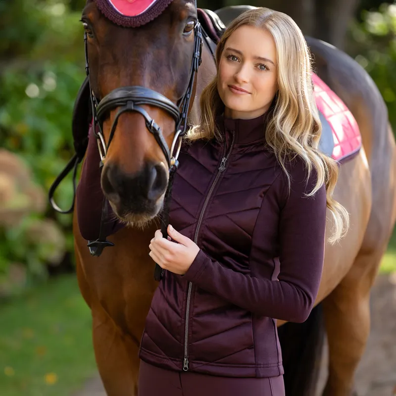 LeMieux Dynamique Ladies Jacket - Damson-6