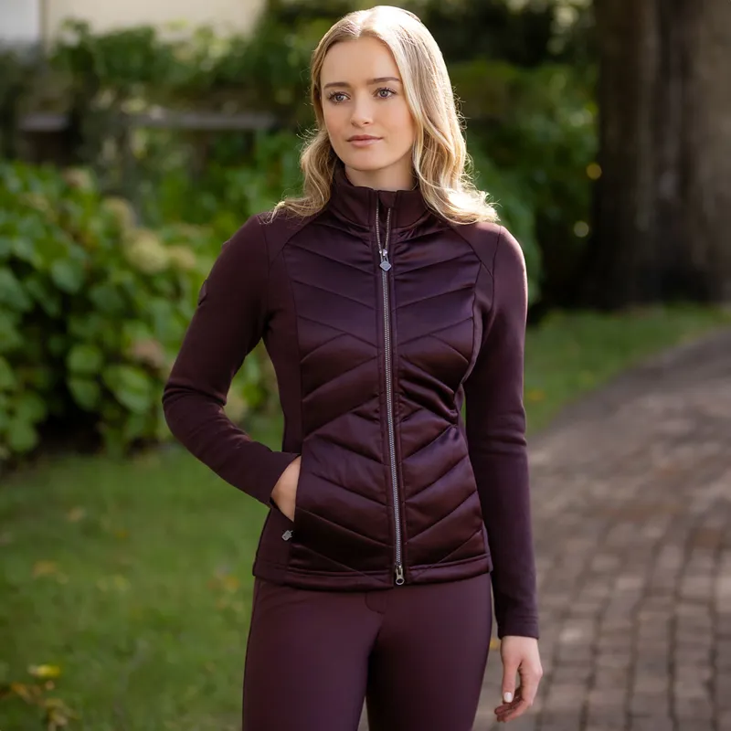 LeMieux Dynamique Ladies Jacket - Damson-3