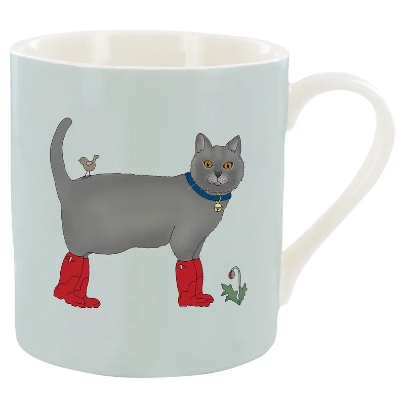 Emma Lawrence Mug - Grey Cat