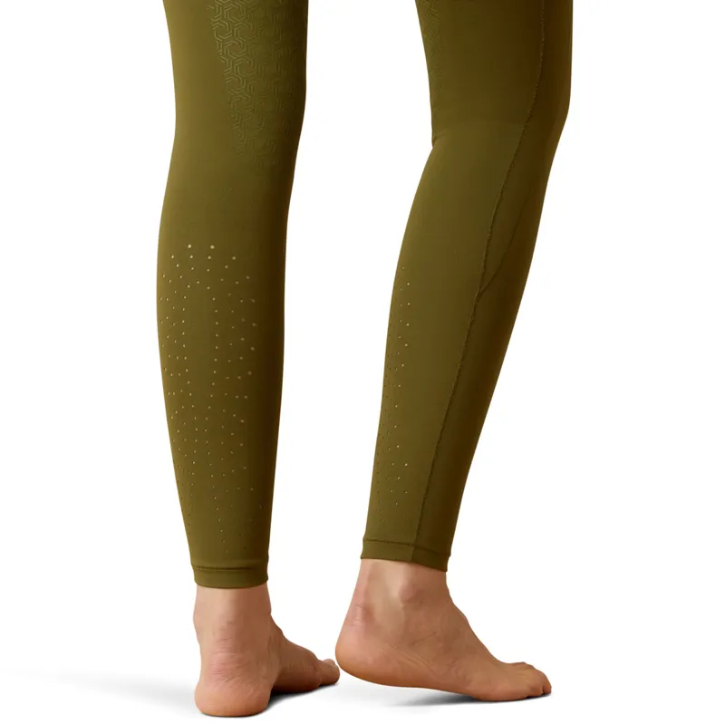 Ariat EOS 2.0 Full Grip Ladies Riding Tights - Winter Moss-2