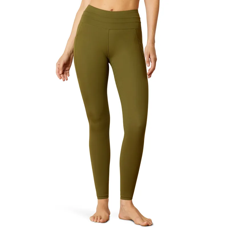 Ariat EOS 2.0 Full Grip Ladies Riding Tights - Winter Moss
