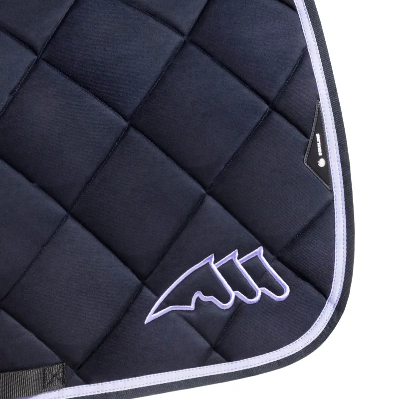 Equiline EQCHROMA Jump Saddlecloth and Ear Net Set -  Blue-1