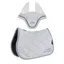 Equiline EQCHROMA Jump Saddlecloth and Ear Net Set - White