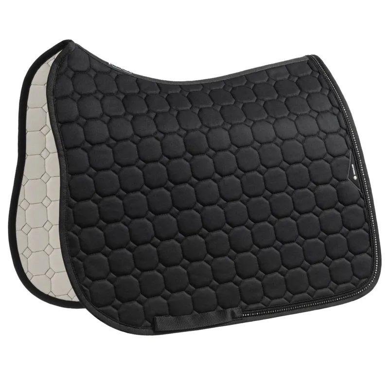 Equiline EQCRYSTARO Dressage Saddlecloth with Rhinestones - Black