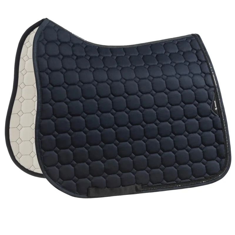 Equiline EQCRYSTARO Dressage Saddlecloth with Rhinestones - Blue