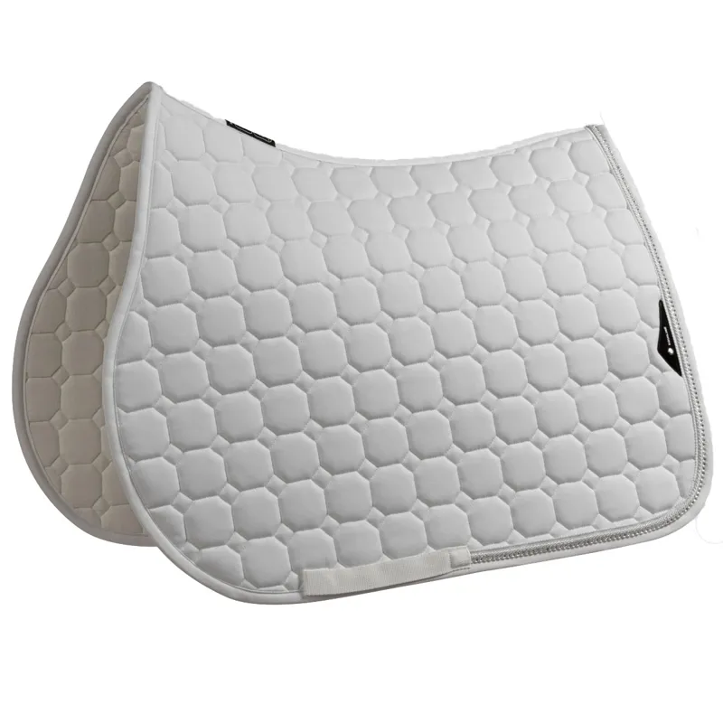 Equiline EQCRYSTARO Jump Saddlecloth with Rhinestones - White