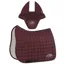 Equiline EQFLAGGY Dressage Saddlecloth and Eat Net Set - Burgundy