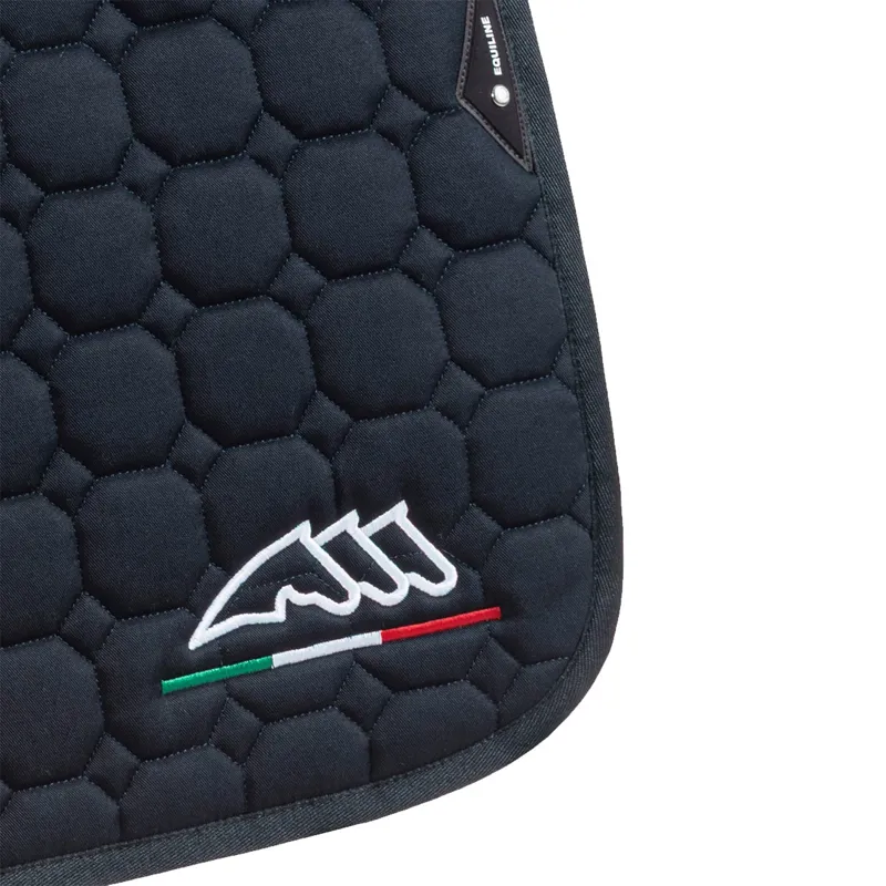 Equiline EQFLAGGY Jump Saddlecloth and Eat Net Set - Blue-1