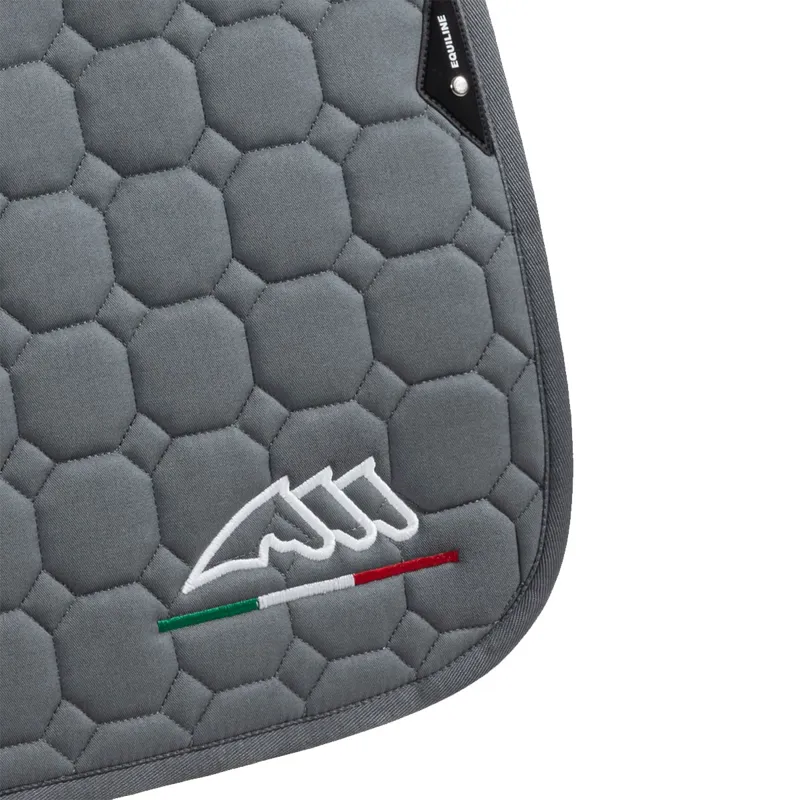 Equiline EQFLAGGY Jump Saddlecloth and Eat Net Set - Grey-1