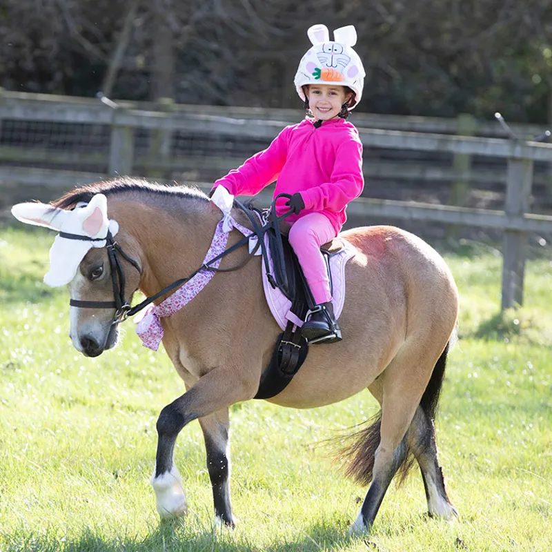 Equetech Easter Bunny Horse Chest Bow - Pink-1