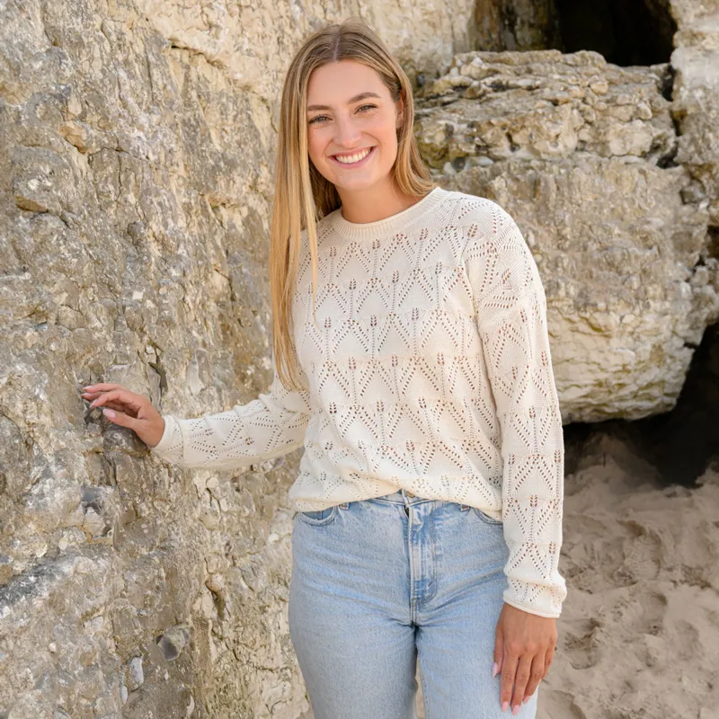 Lighthouse Eden Ladies Jumper - Coconut-10