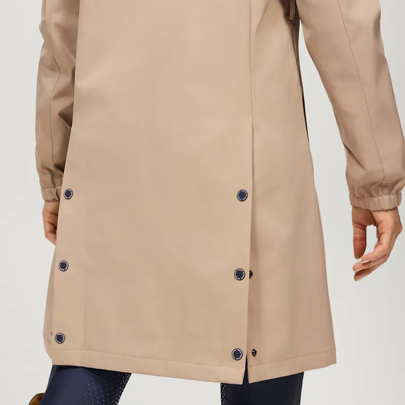 Tommy Hilfiger Edinburgh Tech Trench Ladies Waterproof Coat - Beige-4