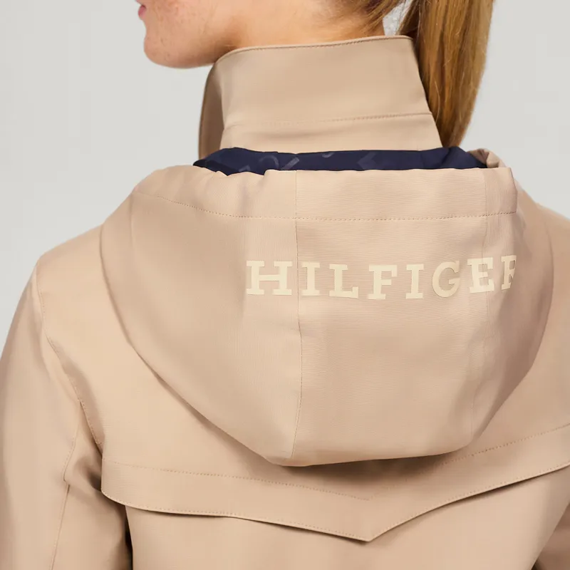 Tommy Hilfiger Edinburgh Tech Trench Ladies Waterproof Coat - Beige-3