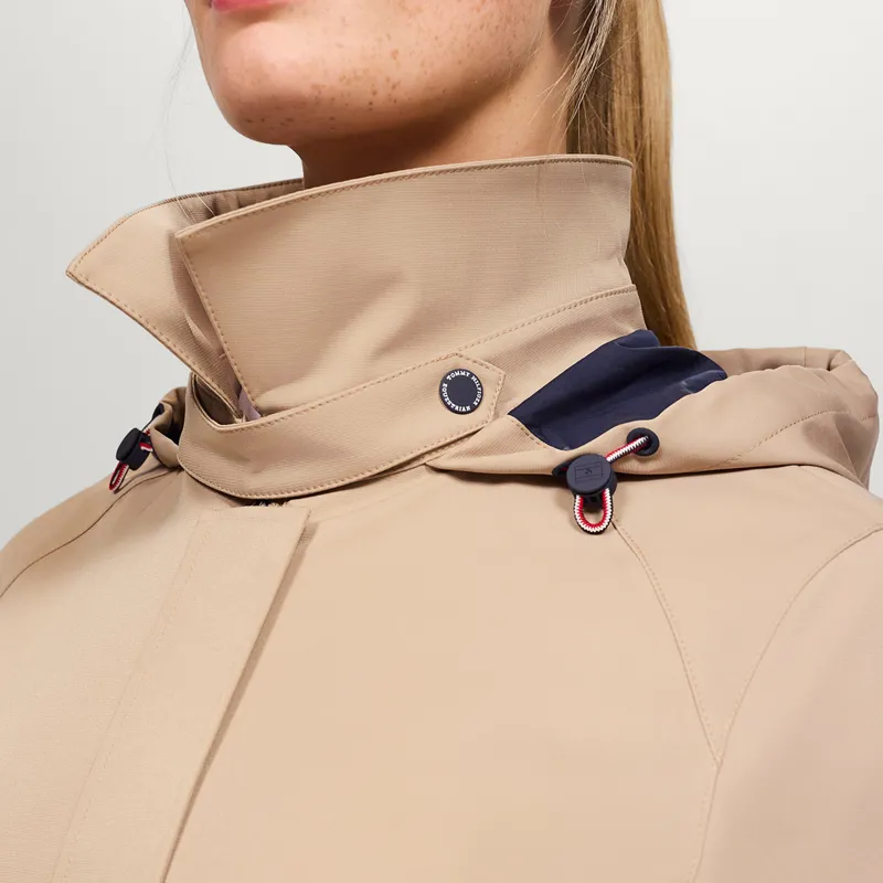 Tommy Hilfiger Edinburgh Tech Trench Ladies Waterproof Coat - Beige-2