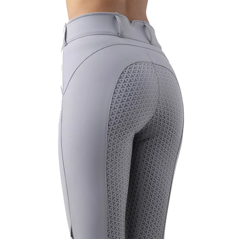 Equiline Edrifh High Waist Full Grip Ladies Breeches - Quicksilver-5