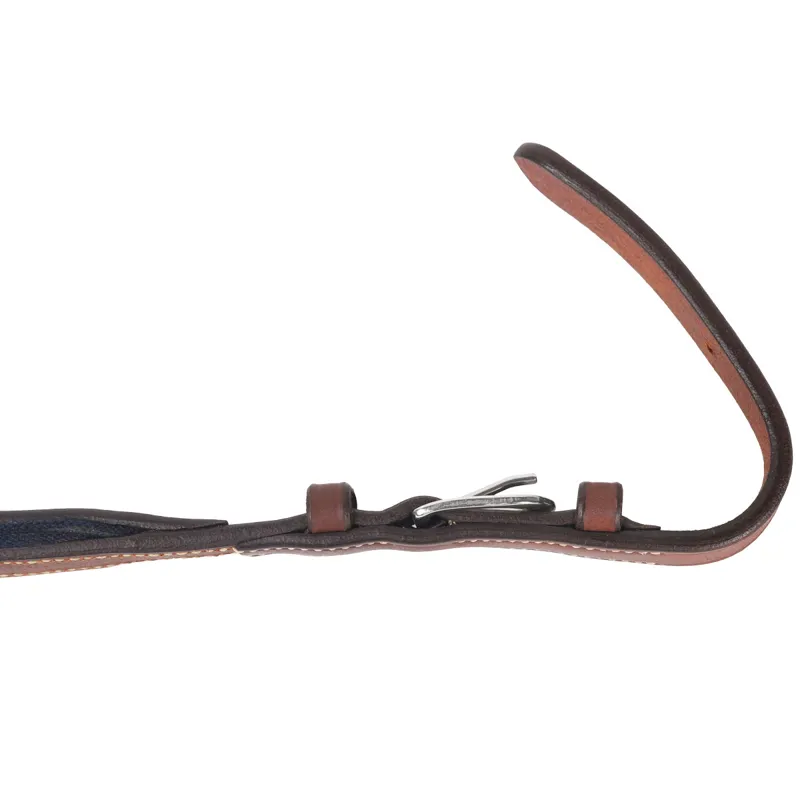 Antares Precision Rubber Reins with Elastic - Malt-5