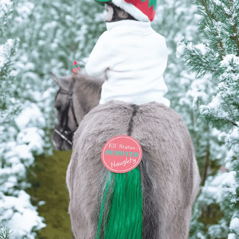Equetech Christmas Tail Tassel - Cheeky Elf-1