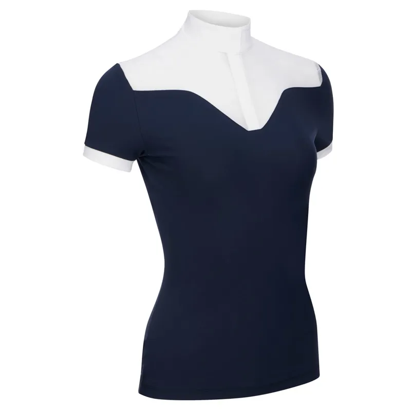LeMieux Emily Ladies Short Sleeve Competition Shirt - Navy-6