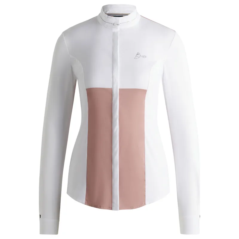 BOSS Equestrian Emma Womens Show Shirt - Rose Haze -5