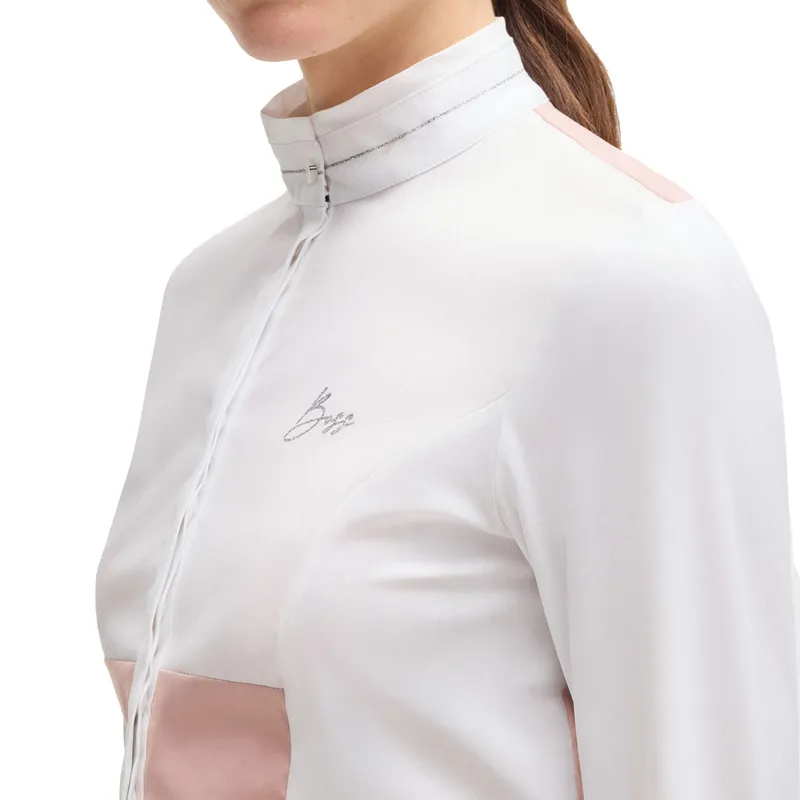 BOSS Equestrian Emma Womens Show Shirt - Rose Haze -3