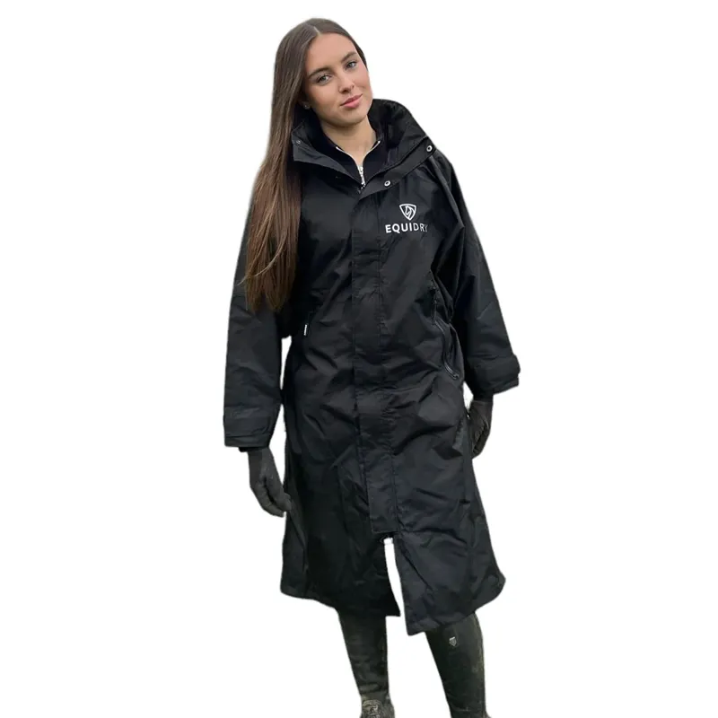 EQUIDRY EQUIMAC Waterproof Jacket with Mesh Lining Black Black