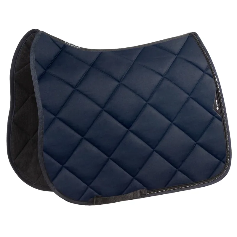 Equiline EQGLOW Dressage Saddlecloth with Rhinestones - Blue	