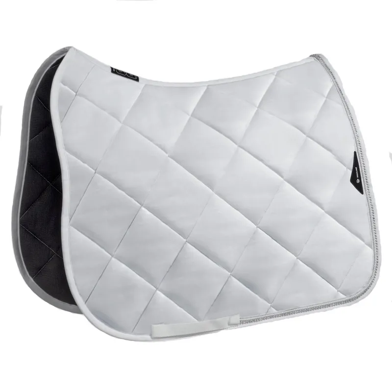 Equiline EQGLOW Dressage Saddlecloth with Rhinestones - White