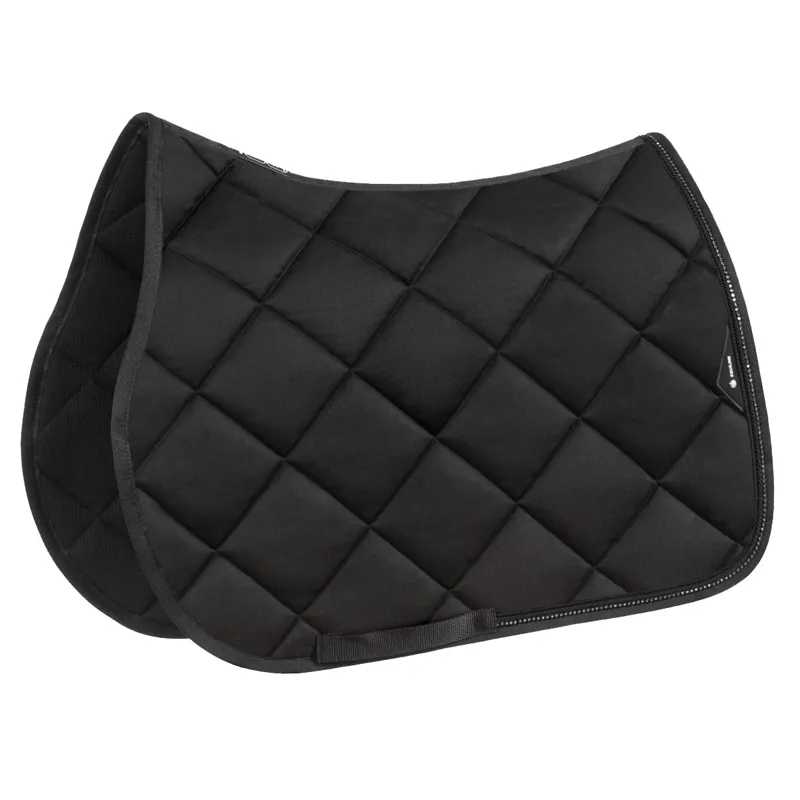Equiline EQGLOW Show Jump Saddlecloth with Rhinestones - Black