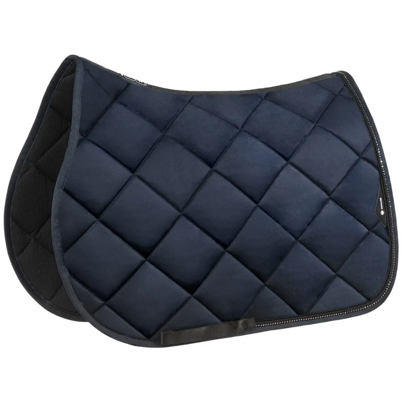 Equiline EQGLOW Show Jump Saddlecloth with Rhinestones - Blue