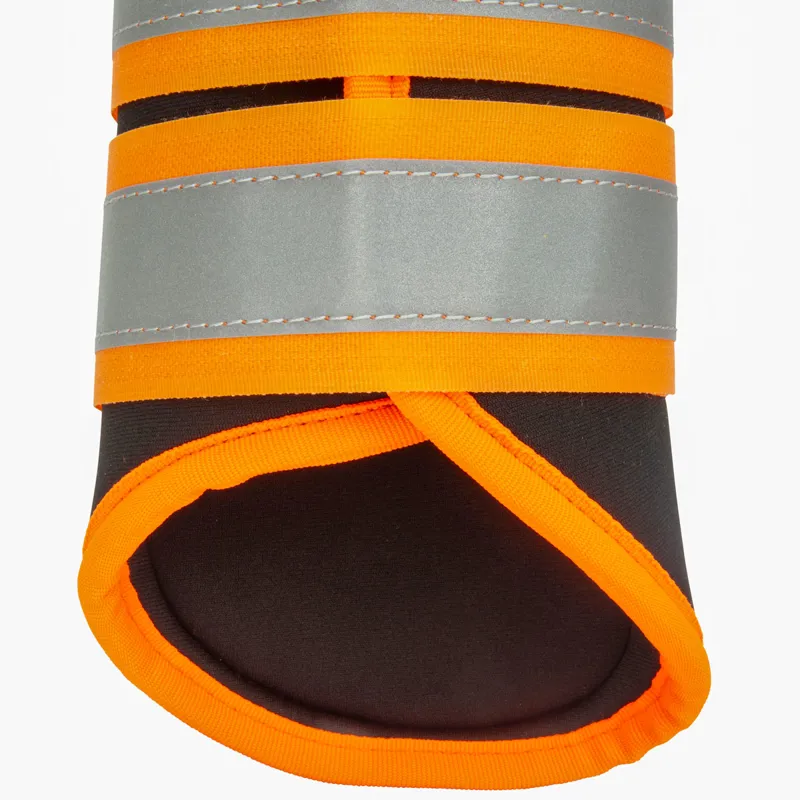 ARMA EQUI-FLECTOR Brushing Boots - Orange-5