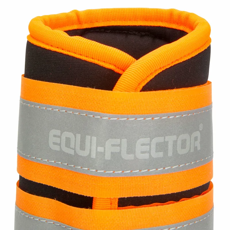 ARMA EQUI-FLECTOR Brushing Boots - Orange-6