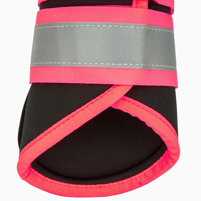 ARMA EQUI-FLECTOR Brushing Boots - Pink-5