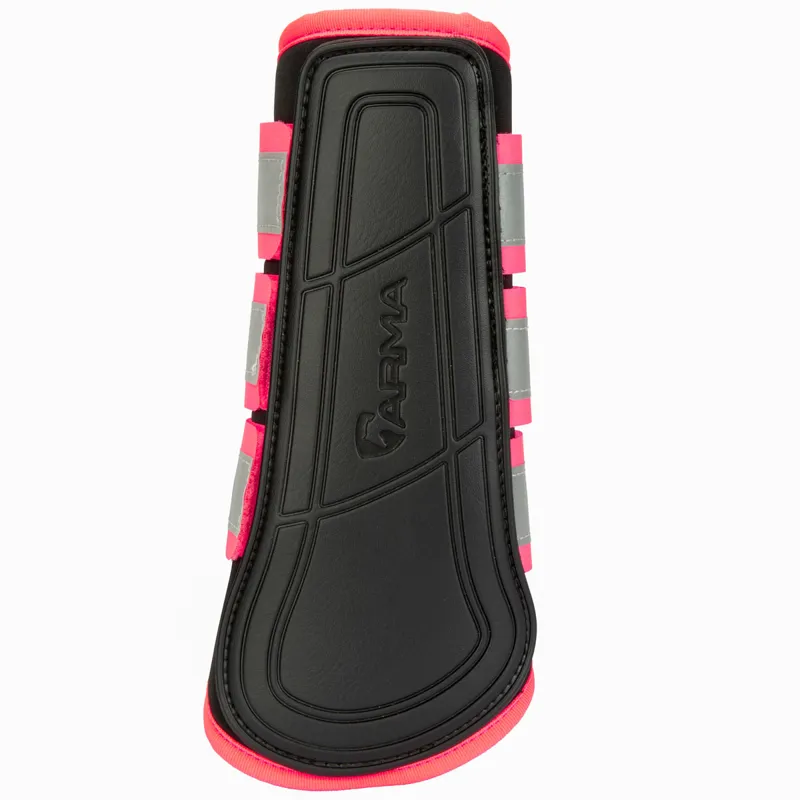 ARMA EQUI-FLECTOR Brushing Boots - Pink-6
