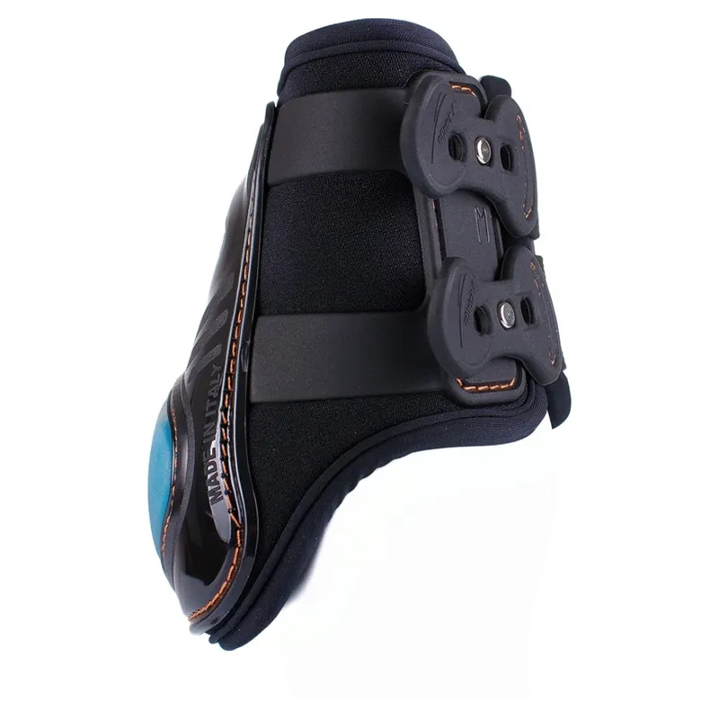 eQuick eShock Billet Rear Fetlock Boots - Black-3