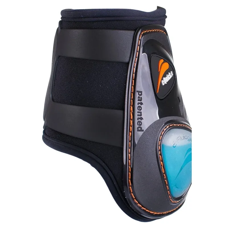 eQuick eShock Billet Rear Fetlock Boots - Black-4