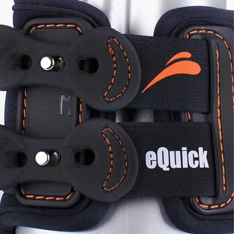 eQuick eShock Billet Rear Fetlock Boots - Black-5