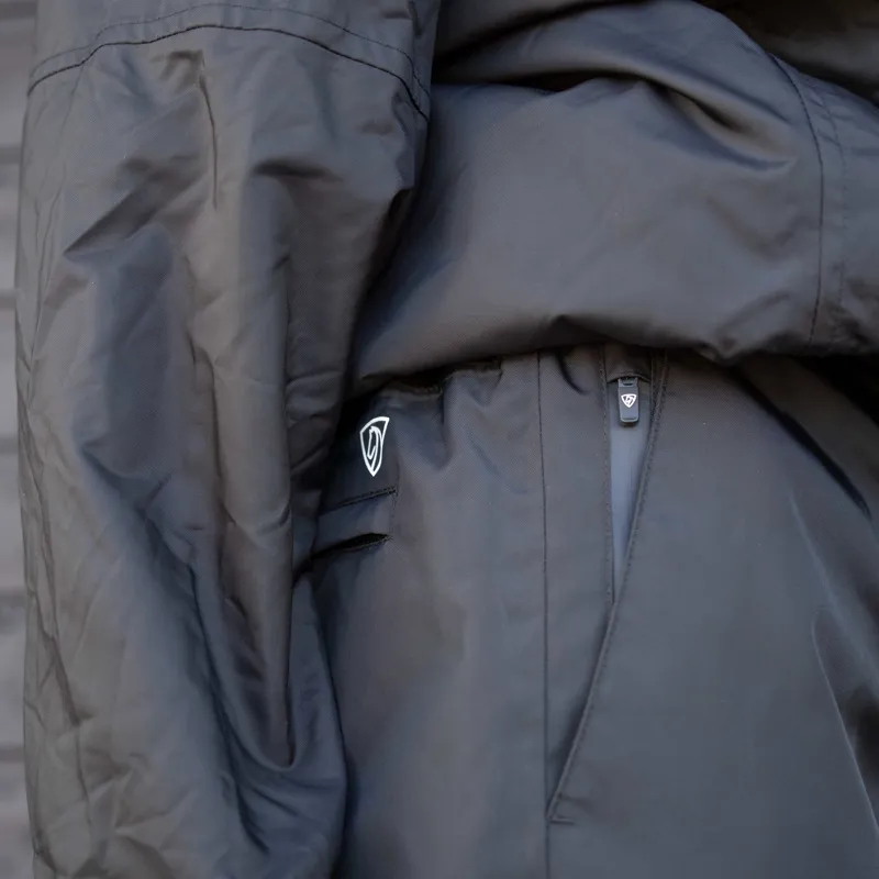 EQUIDRY Fleece Lined Womens Waterproof Trousers - Black-5