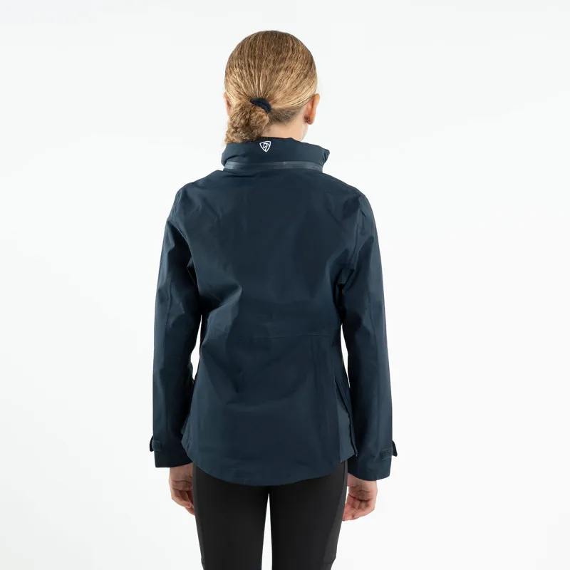 EQUIDRY Varsha Junior Girls Waterproof Jacket - Navy-6