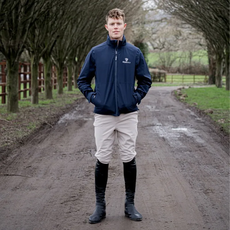 Equidry Waterproof Knee Grip Mens Riding Breeches - Beige