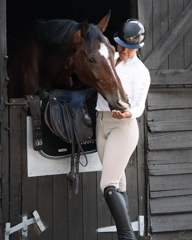EQUIDRY Womens Waterproof Riding Breeches - Beige-3