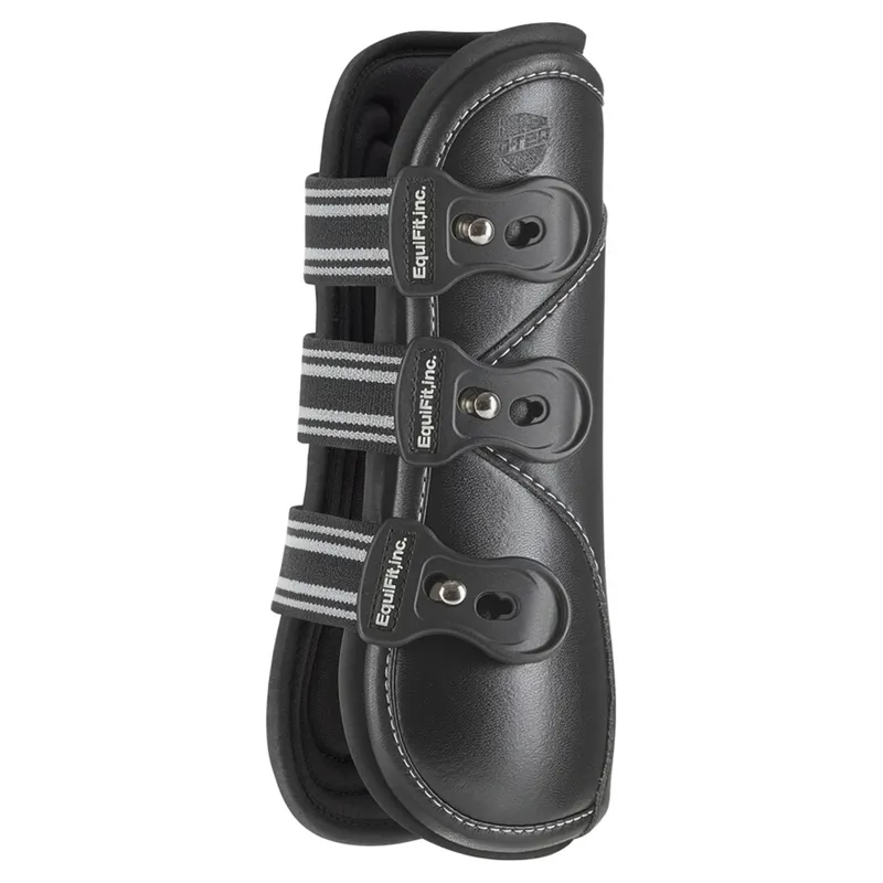 EquiFit D-Teq Front Boots with ImpacTeq Liners - Black/Black