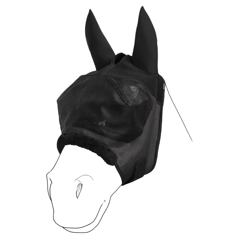 EquiFit EquiLenz 3-in-1 Horse Mask - Black