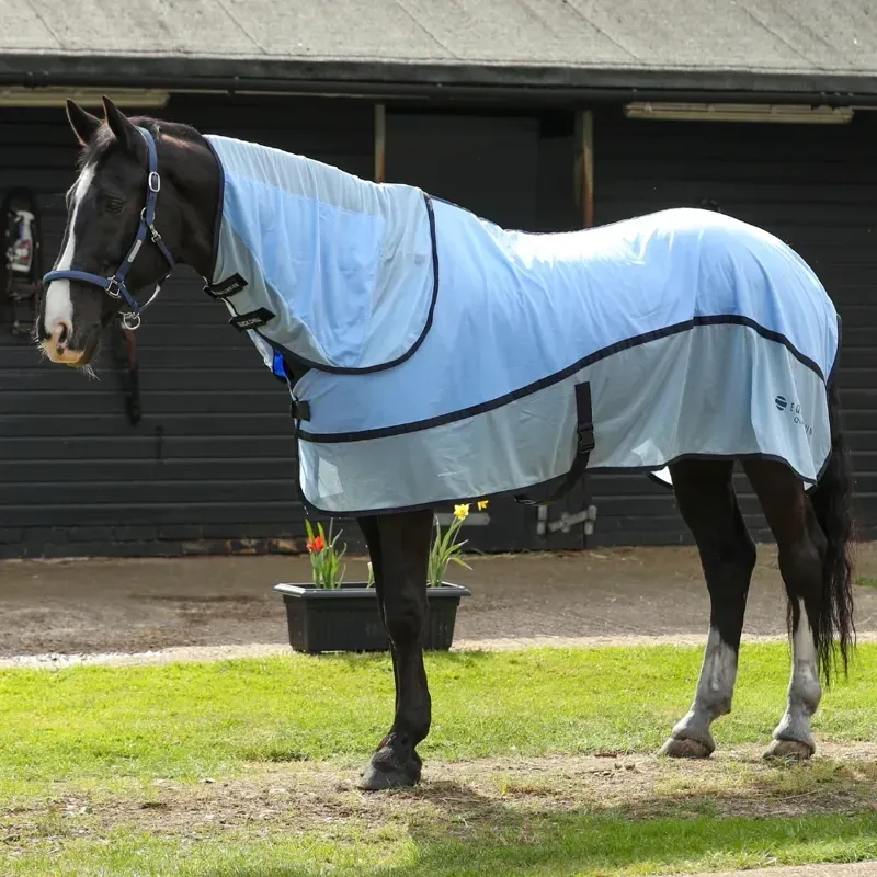 Equilibrium Quick Chill Standard Neck Cooling Rug - Blue-4