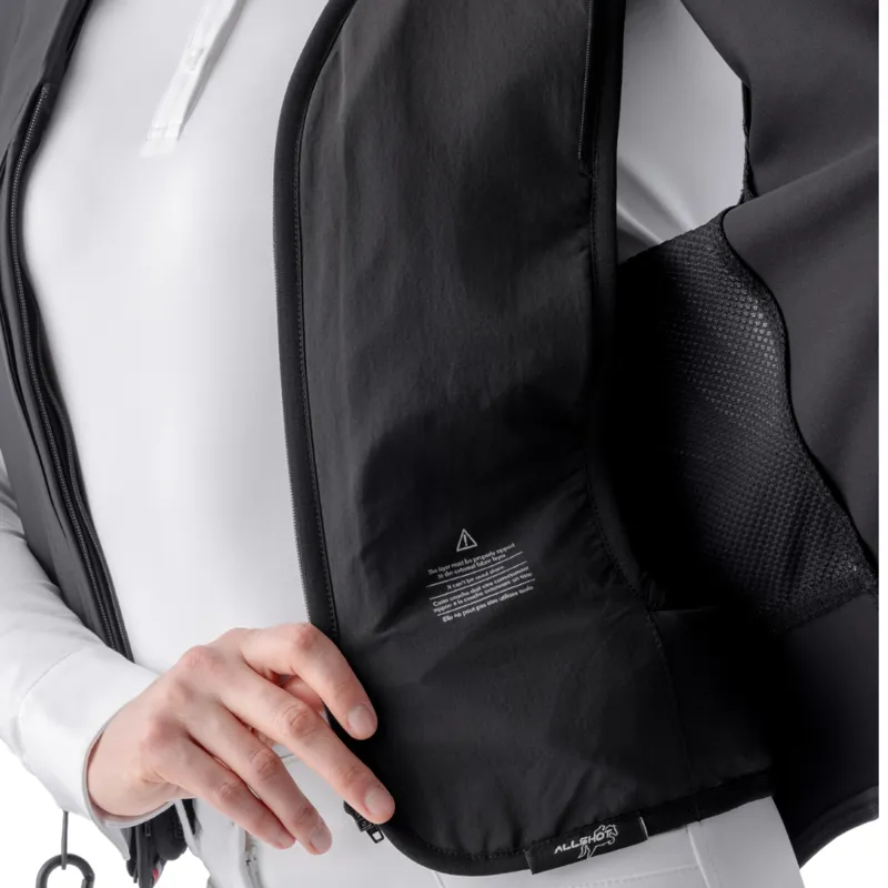 Equiline Aerix Unisex Air Jacket - Black-2
