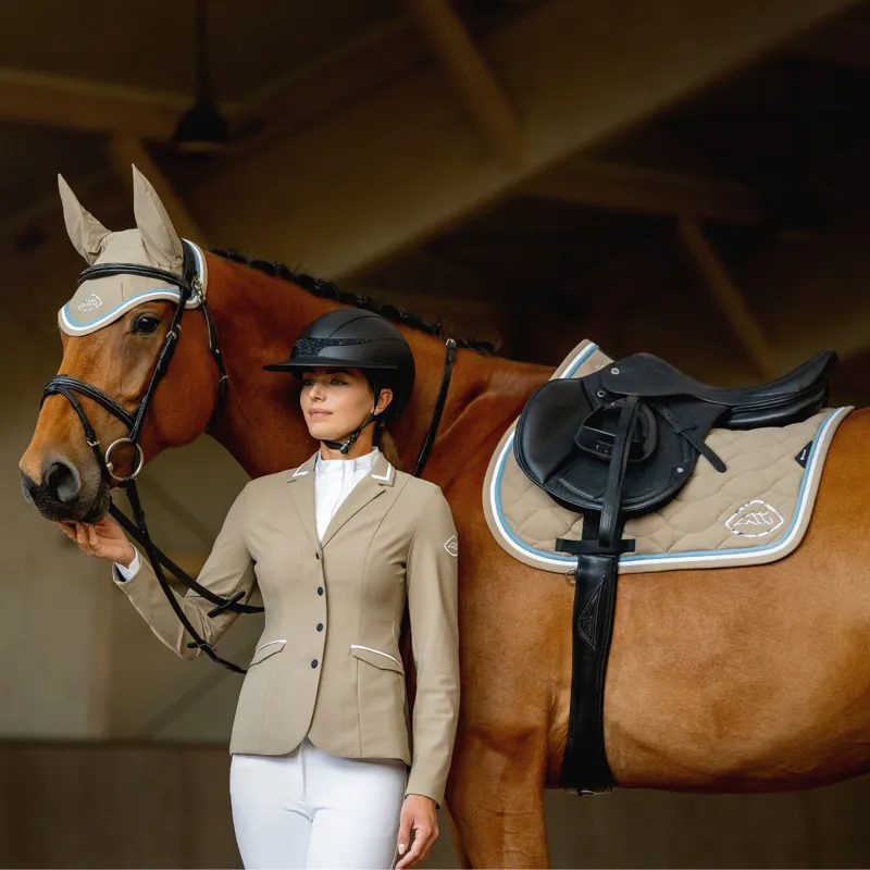 Equiline Ebony Womens Show Jacket - Dune-4