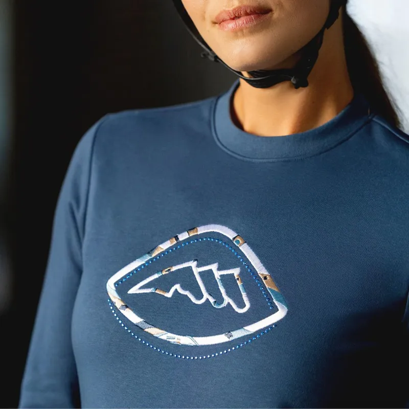 Equiline Eben Womens Sweatshirt - Dark Denim-2