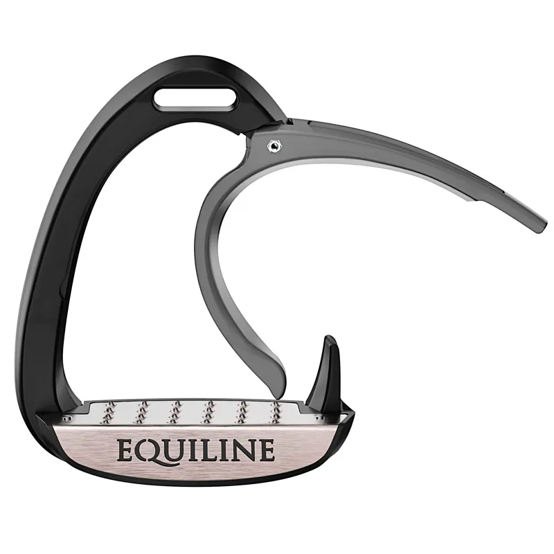 Equiline X-Cel Breakaway Jump Stirrups - Grey-1