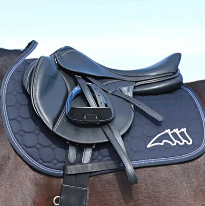 Equiline X-Cel Breakaway Jump Stirrups - Navy Blue-2