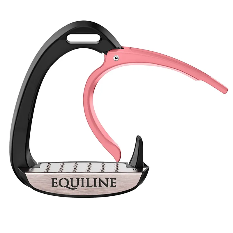 Equiline X-Cel Breakaway Jump Stirrups - Pink-2
