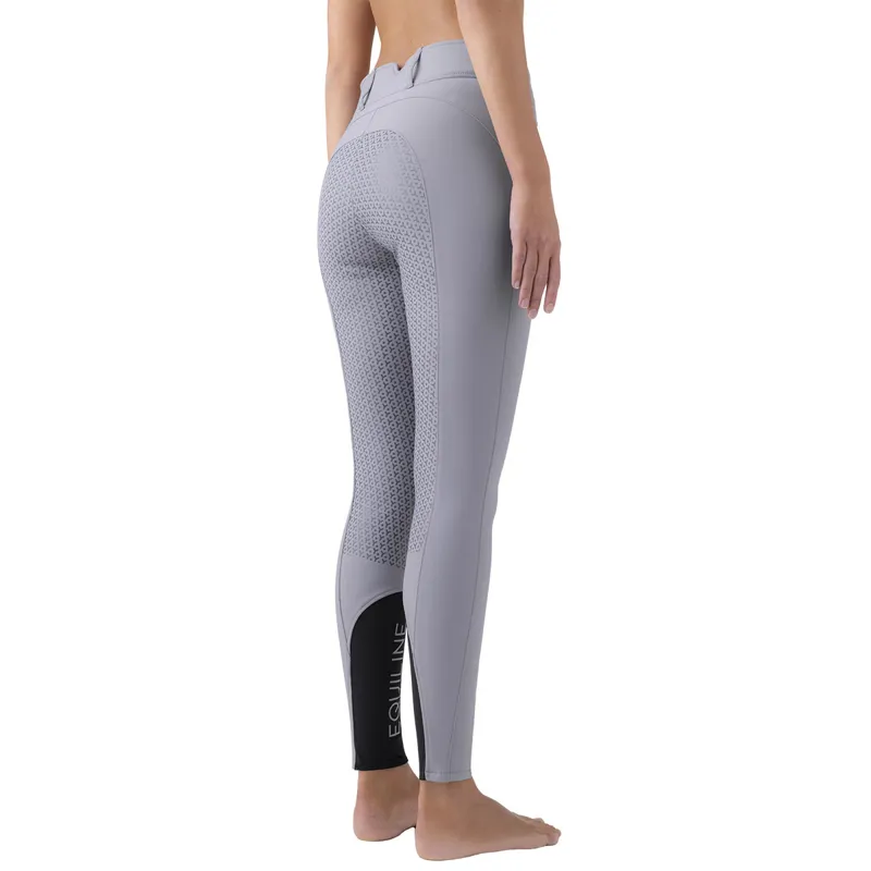 Equiline Edrifh High Waist Full Grip Ladies Breeches - Quicksilver-1